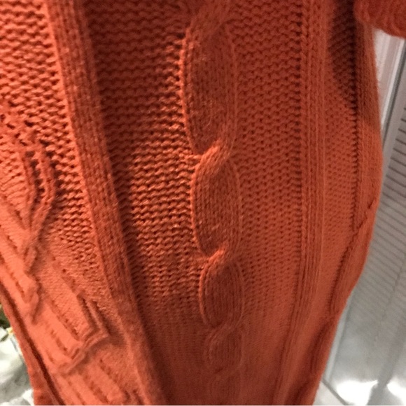 PINK ROSÉ Rust Color Sweater Dress - Picture 7 of 11